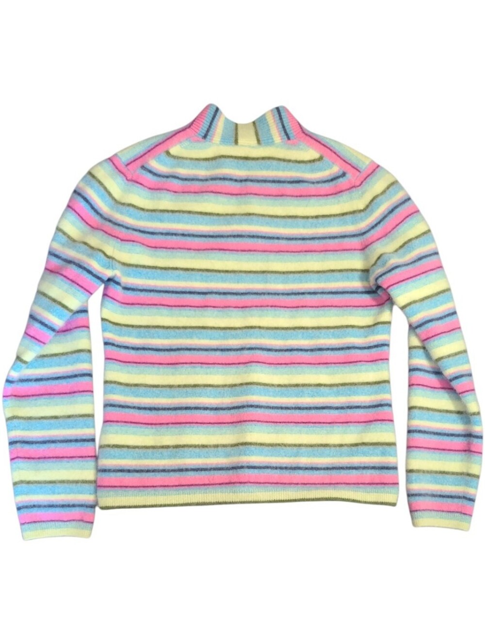 Cottagecore Grandmacore Softgirl Dopamine Dressing Cashmere MultiColor Sweater - Picture 2 of 11